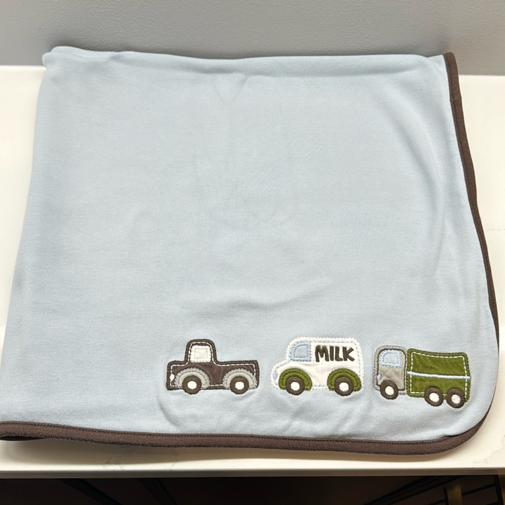 Gymboree Milk Truck blanket Tag year 2010
